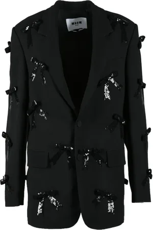 Msgm Dames, Jassen, Zwart, Maat: XS Poliester