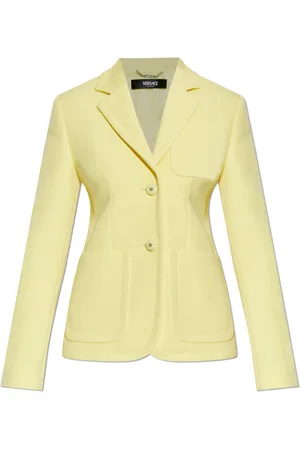 VERSACE Dames, Jassen, Geel, Maat: 2XS Wol