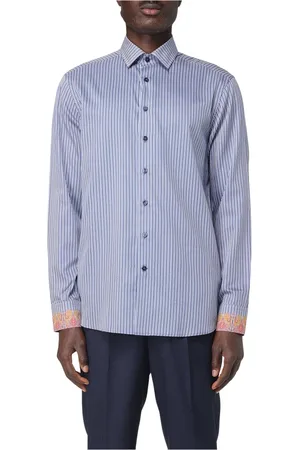 Etro Heren, Overhemden, Blauw, Maat: 2XL