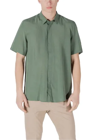 Antony Morato Heren, Overhemden, Groen, Maat: XL Linnen