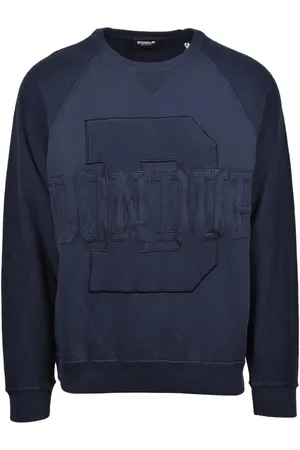 Dondup Heren, Sweatshirts & Hoodies, Blauw, Maat: M Katoen