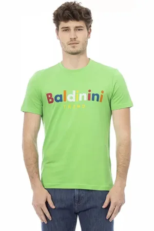 BALDININI Heren, Tops, Groen, Maat: XL Katoen