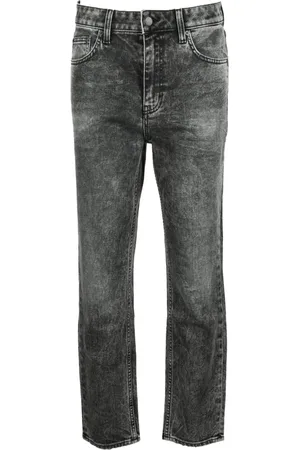 DEPARTMENT FIVE Dames, Jeans, Zwart, Maat: W27 Katoen