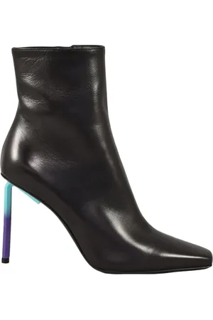 OFF-WHITE Dames, Schoenen, Zwart, Maat: 36 EU Leer