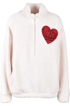 Moschino Dames, Sweatshirts & Hoodies, Wit, Maat: XS Poliester