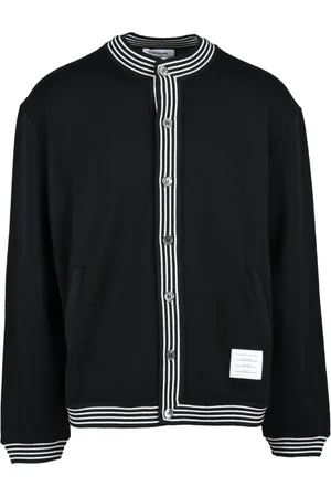 Thom Browne Heren, Truien, Blauw, Maat: 2XL Wol