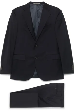 corneliani Heren, Pakken, Blauw, Maat: M Wol