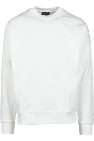 Diesel Heren, Sweatshirts & Hoodies, Wit, Maat: S Katoen