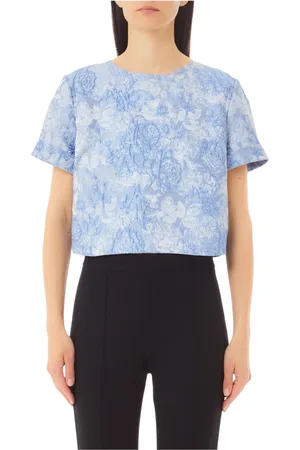 Liu Jo Dames, Tops, Blauw, Maat: S