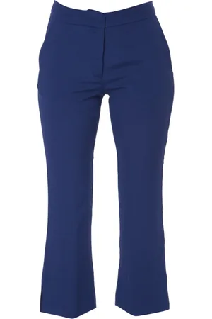 SEMICOUTURE Dames, Broeken, Blauw, Maat: L Zijde