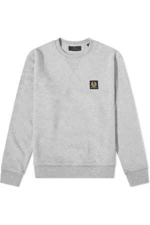 Belstaff Heren, Sweatshirts & Hoodies, Grijs, Maat: S Katoen