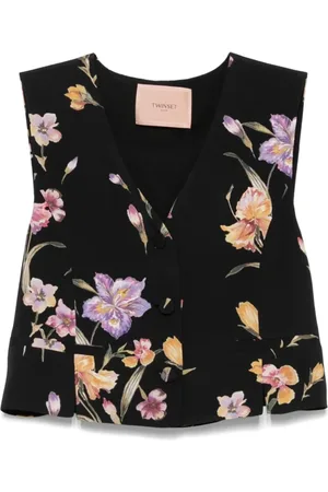 Twin-Set Dames, Tops, Veelkleurig, Maat: XS Viscose