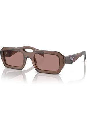 Prada Dames, Accessoires, Bruin, Maat: 52 MM