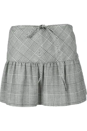Alessandra Rich Dames, Rokken, Grijs, Maat: XS Wol