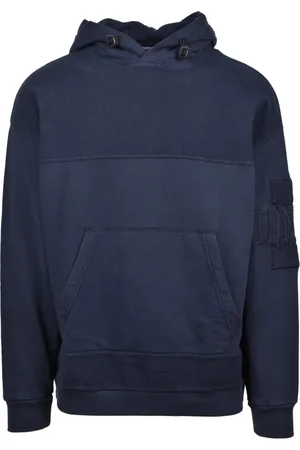 Dondup Heren, Sweatshirts & Hoodies, Blauw, Maat: XL Katoen