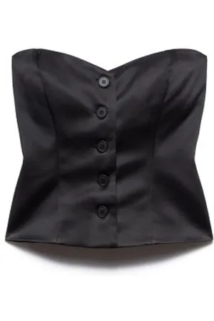 ANIYE BY Dames, Tops, Zwart, Maat: XS Poliester