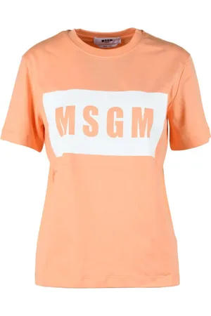Msgm Dames, Tops, Roze, Maat: S Katoen