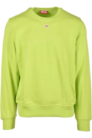 Diesel Heren, Sweatshirts & Hoodies, Groen, Maat: M Katoen