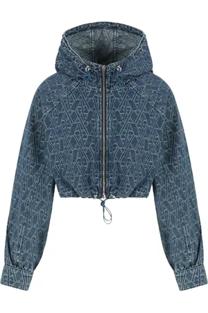 Armani Exchange Dames, Jassen, Blauw, Maat: L Denim