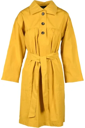 Max Mara Dames, Jurken, Geel, Maat: S Katoen