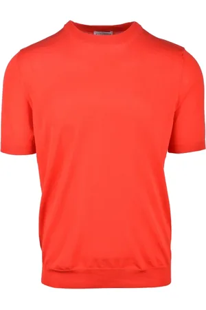 BALLANTYNE Heren, Tops, Rood, Maat: 2XL Katoen