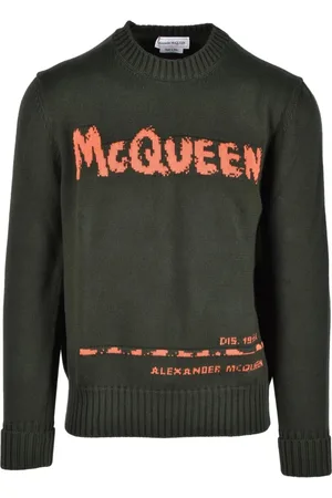 Alexander McQueen Heren, Truien, Groen, Maat: M Katoen