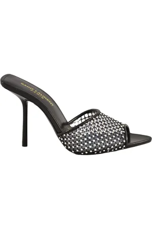 Saint Laurent Dames, Schoenen, Zwart, Maat: 35 1/2 EU Leer