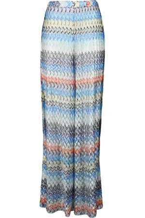 Missoni Dames, Broeken, Veelkleurig, Maat: S Leer