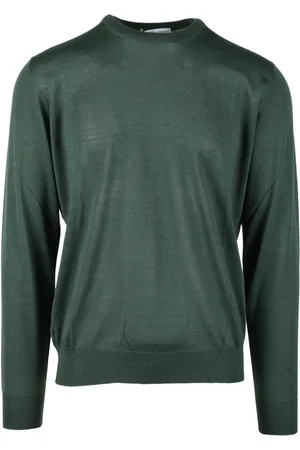 FILIPPO DE LAURENTIIS Heren, Truien, Groen, Maat: 2XL Zijde