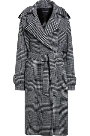 Dolce & Gabbana Dames, Mantels, Grijs, Maat: S Wol