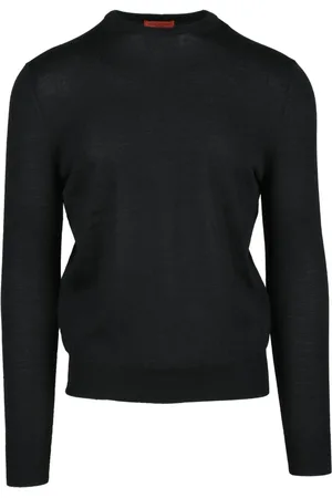 BALLANTYNE Heren, Truien, Zwart, Maat: 4XL Wol