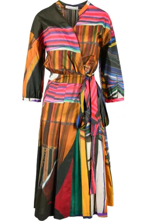 LIVIANA CONTI Dames, Jurken, Veelkleurig, Maat: 2XS Katoen