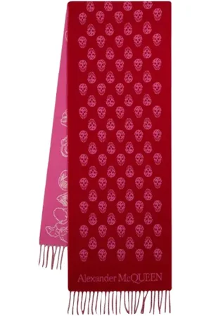 Alexander McQueen Dames, Accessoires, Rood, Maat: ONE Size Wol