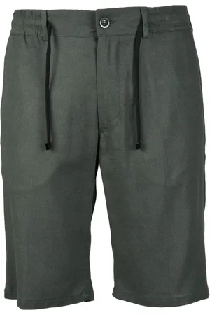CRUNA Heren, Korte broeken, Groen, Maat: XL Linnen