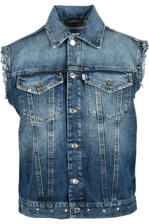 DEPARTMENT FIVE Dames, Jassen, Blauw, Maat: S Katoen