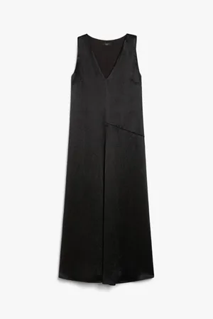 Max Mara Dames, Jurken, Zwart, Maat: M Satijn