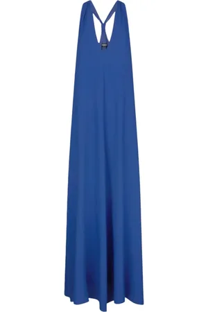 Dondup Dames, Jurken, Blauw, Maat: M Denim