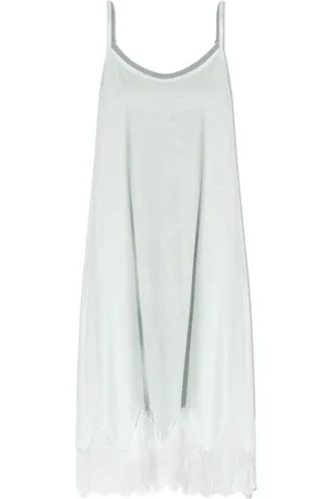 Hanro Dames, Nachtkleding & Lounge, Blauw, Maat: M Modal