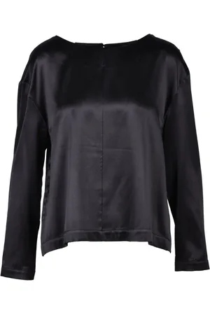 FARFETCH Dames, Blouses & Shirts, Zwart, Maat: XS Zijde