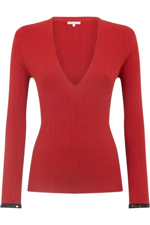 Patrizia Pepe Dames, Truien, Rood, Maat: S Zijde