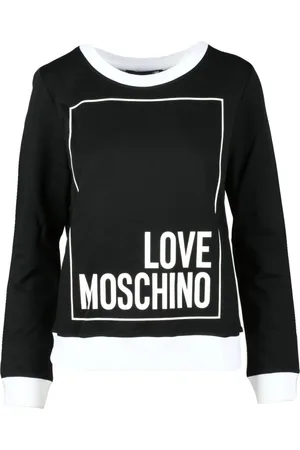 Moschino Dames, Tops, Zwart, Maat: 2XS Katoen