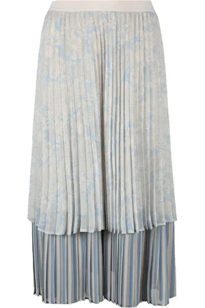 SEMICOUTURE Dames, Rokken, Blauw, Maat: S Synthetisch