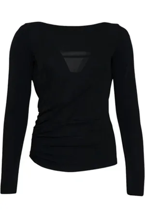 Elisabetta Franchi Dames, Truien, Zwart, Maat: S