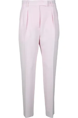 Max Mara Dames, Broeken, Roze, Maat: L Poliester