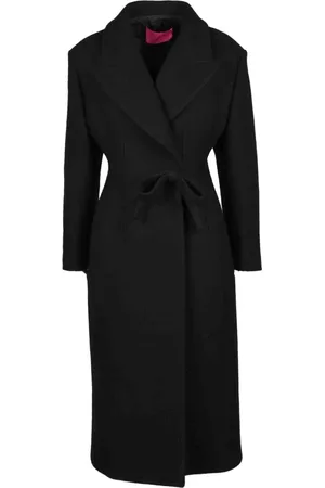 VALENTINO Dames, Mantels, Zwart, Maat: S Wol
