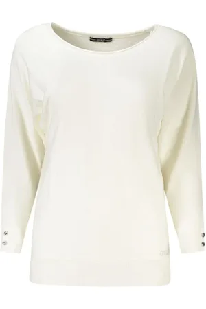Guess Dames, Truien, Wit, Maat: L Viscose