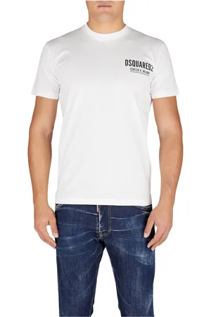 Dsquared2 Heren, Tops, Wit, Maat: S Katoen