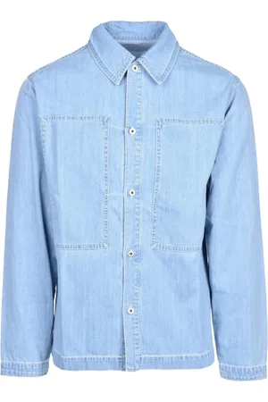 Kenzo Heren, Overhemden, Blauw, Maat: L Katoen