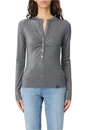 Pinko Dames, Tops, Blauw, Maat: 2XS