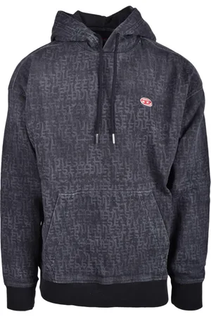 Diesel Heren, Sweatshirts & Hoodies, Grijs, Maat: L Katoen